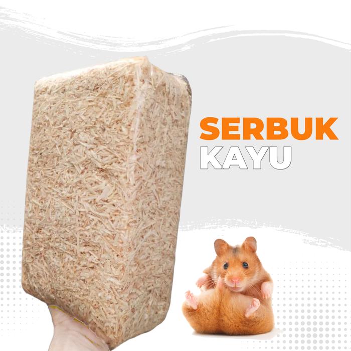 Gambar Serbuk Kayu Hamster / Sugar Glider / Landak Mini Bedding Alas Kandang dari Cupang Guppy Kingdom undefined Tokopedia