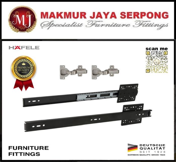 Jual Rel Hafele Pocket Door Lemari TV/Gas BS34 40 cm Kota Tangerang