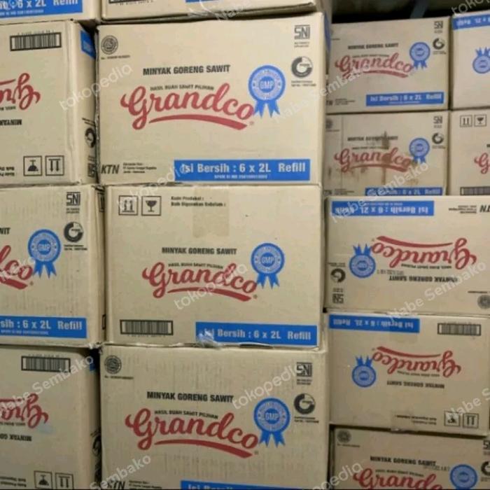 Gambar minyak goreng grandco 2 ltr per dus dari Nabe sembako undefined Tokopedia