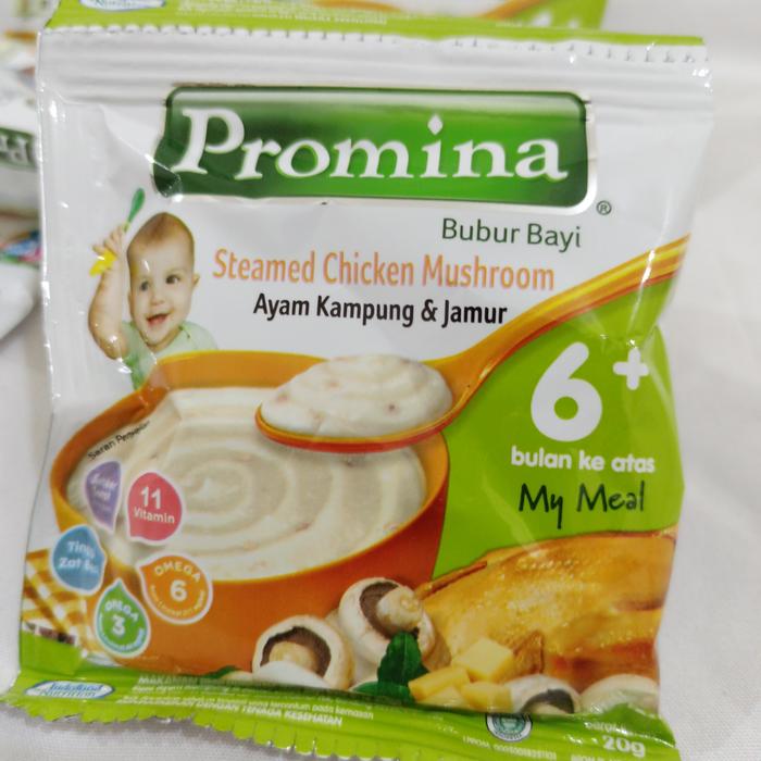 Gambar Promina bubur bayi 6+ (1 renceng) - Ayam & jamur dari Bersama Makmur shop undefined Tokopedia