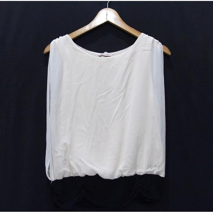 Gambar EA316 SIZE M BAJU FASHION MAGAZINE IVORY WARNA MUDA ATASAN dari SecondBelle ID undefined Tokopedia