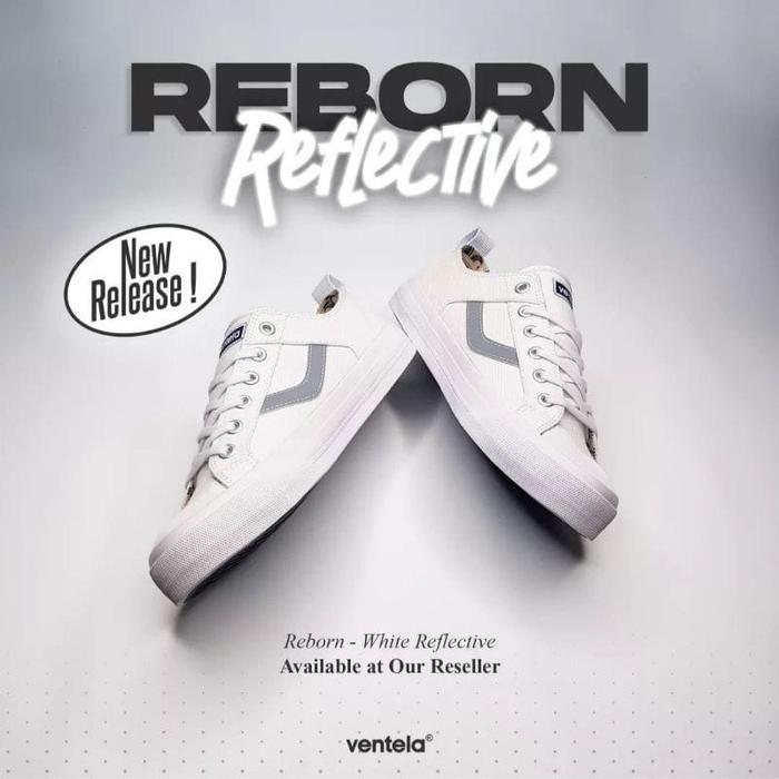 Gambar Sepatu Ventela Reborn White Reflective Series 100% Original - Putih, 43 dari ventela.original store undefined Tokopedia