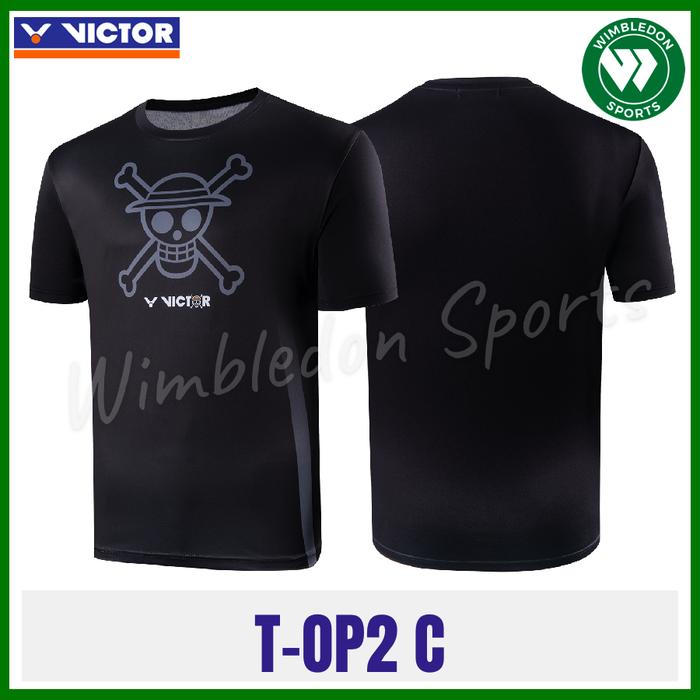 Gambar LIMITED Kaos VICTOR x ONE PIECE / Victor ONE PIECE T-OP1 C / T-OP2 C - T-OP2, 3XL dari Wimbledonsports undefined Tokopedia