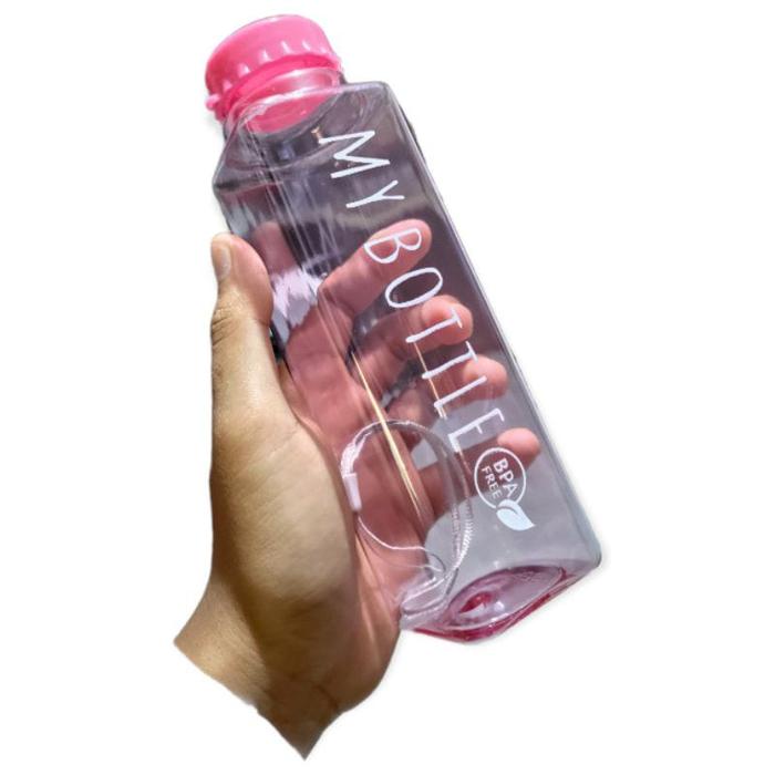 Gambar [ KTB ] MY BOTTLE KOTAK TUTUP BULAT - MY BOTTLE SQUARE - MY BOTTLE KOT - KTB PINK, PLUS BUBBLE dari MARIE OS undefined Tokopedia