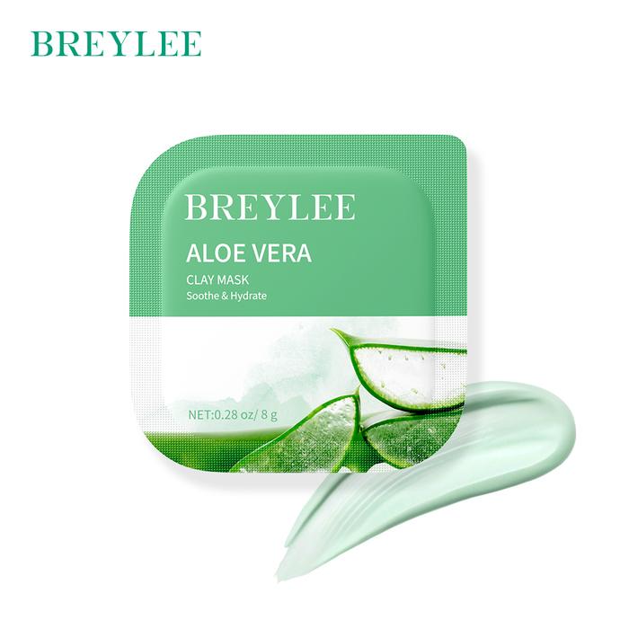 Gambar BREYLEE ALOE VERA | PERILLA | ORANGE BLOSSOM | TEA TREE CLAY MASK -1pc - ALOE VERA dari BREYLEE.ID undefined Tokopedia