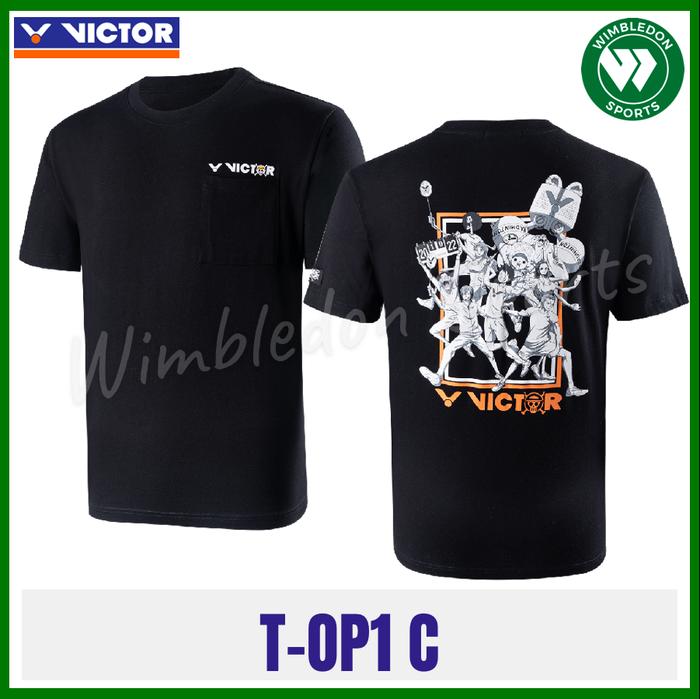 Gambar LIMITED Kaos VICTOR x ONE PIECE / Victor ONE PIECE T-OP1 C / T-OP2 C - T-OP1, XL dari Wimbledonsports undefined Tokopedia