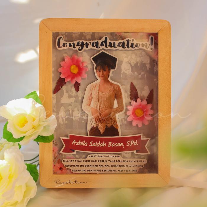 Gambar POP UP 3D FRAME CUSTOM Revelution | Kado Hiasan Unik Ultah/Wisuda dari Dear My Haellow undefined Tokopedia