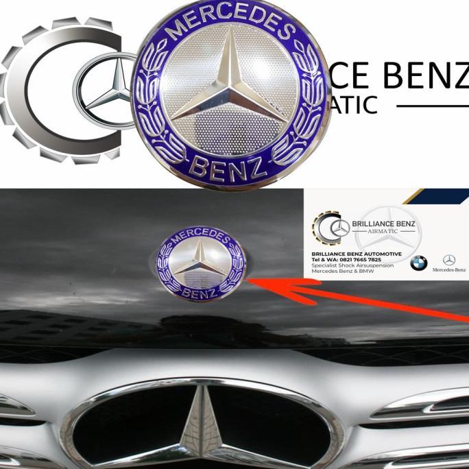 Gambar ORIGINAL EMBLEM LOGO KAP MESIN W124 W140 W202 W203 W204 W210 W211 57MM - Biru Padi dari campaideshop undefined Tokopedia