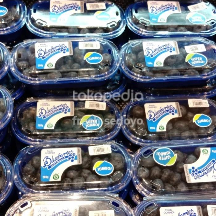 Gambar blueberry jumbo 200gr/ buah blue berry segar/fresh blueberry dari fresh sedoyo 2 undefined Tokopedia