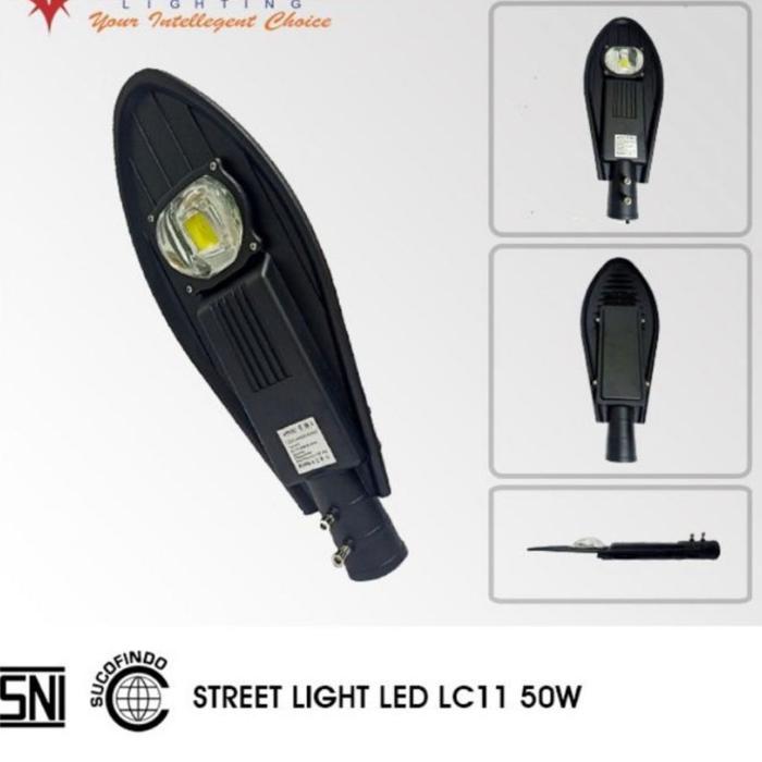 Gambar Lampu led 50w lampu jalan led 50watt pju led 50 watt - COBRA SNI 50 W dari wewe electric undefined Tokopedia