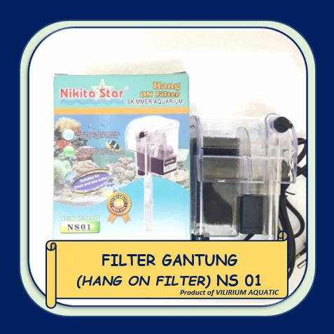 Gambar IKAN HIAS AIR TAWAR - HANG ON FILTER/ SKIMMER AQUARIUM/ FILTER GANTUNG - NS-01 dari Vilirium Aquatic undefined Tokopedia