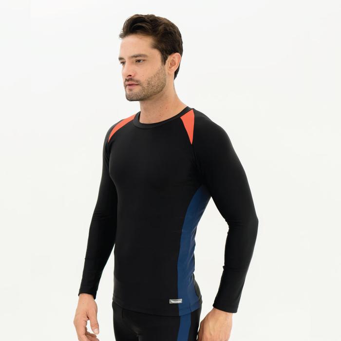 Gambar Neowave Drift Long-Sleeve Men Long Sleeve Rashguard, Baju Renang Pria - Black, L dari leevierractive undefined Tokopedia