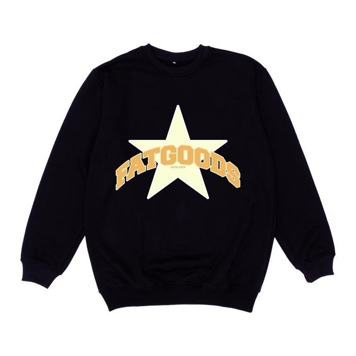 Gambar Crewneck Oversize Fatgoods Jumbo pria Dewasa Big Size Clothing Distro - Hitam, 2XL dari FATGOODS undefined Tokopedia