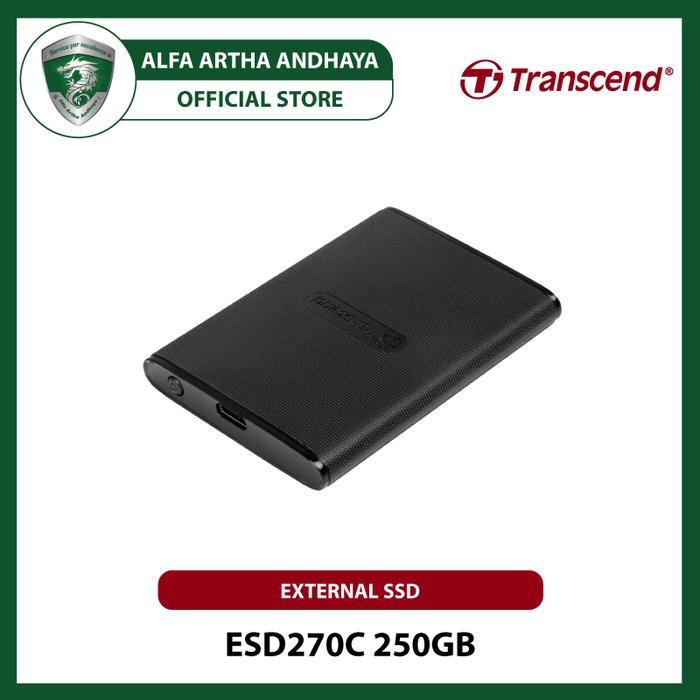 Gambar Transcend External SSD ESD270C - 250GB dari Alfa Artha Andhaya undefined Tokopedia
