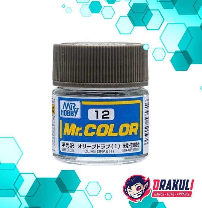 Gambar Mr. Hobby Mr. Color Model Kit Paint – Olive Drab C12 dari Drakuli Games Store undefined Tokopedia