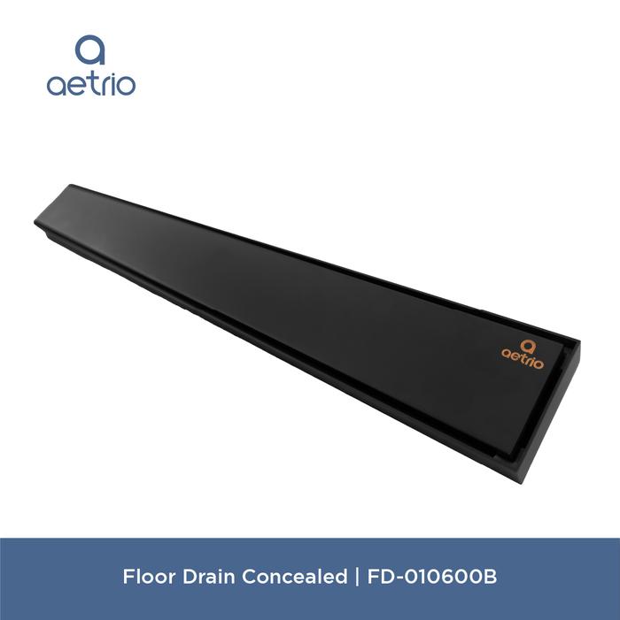 Gambar Floor Drain Panjang | FD-010600B Black matt dari Aetrio Shop undefined Tokopedia
