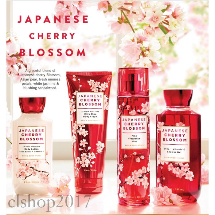 Jual BATH BODY WORKS BBW JAPANESE CHERRY BLOSSOM JCB FULLSIZE
