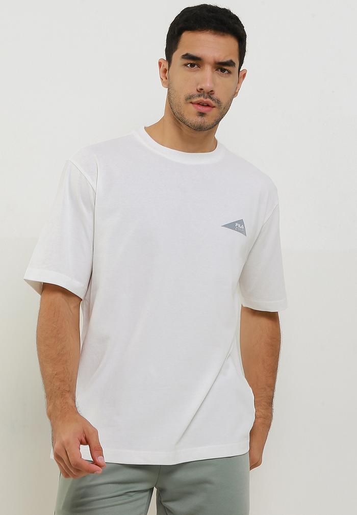 Gambar FILA Kaos Pria Lomo - White - S dari FILA Official Store undefined 5 Tokopedia