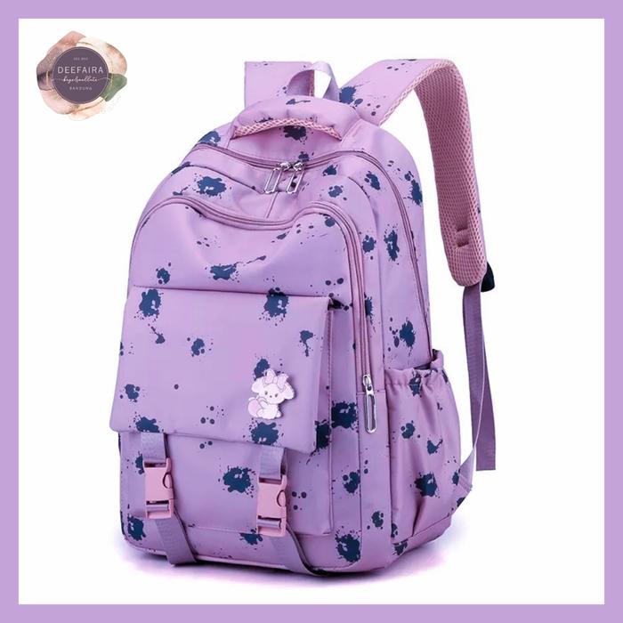 Gambar Tas Ransel Anak Perempuan Model Corak Lucu CW1 Tas Anak Sd Smp Dan Sma - Ungu dari KebunKoe undefined Tokopedia