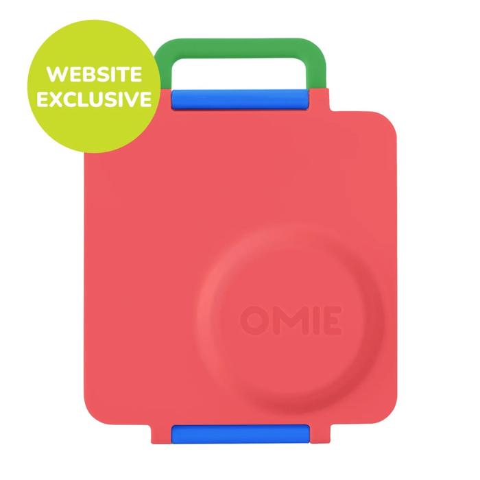 Gambar OmieBox kotak makan lengkap denga thermos lunch box omie box tempat - V2 Merah dari oneklik88 undefined Tokopedia