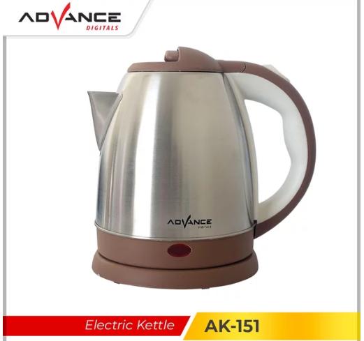 Gambar ADVANCE ELECTRIC KETTLE/ KETEL LISTRIK AK-151 - Cokelat, extra bublewrap dari Ori Elektronik undefined Tokopedia