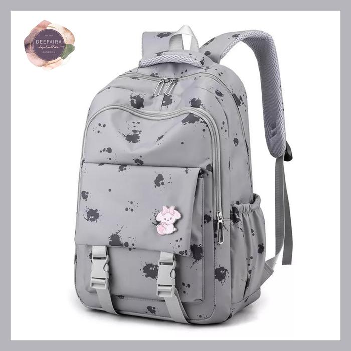 Gambar Tas Ransel Anak Perempuan Model Corak Lucu CW1 Tas Anak Sd Smp Dan Sma - Abu-abu dari KebunKoe undefined Tokopedia