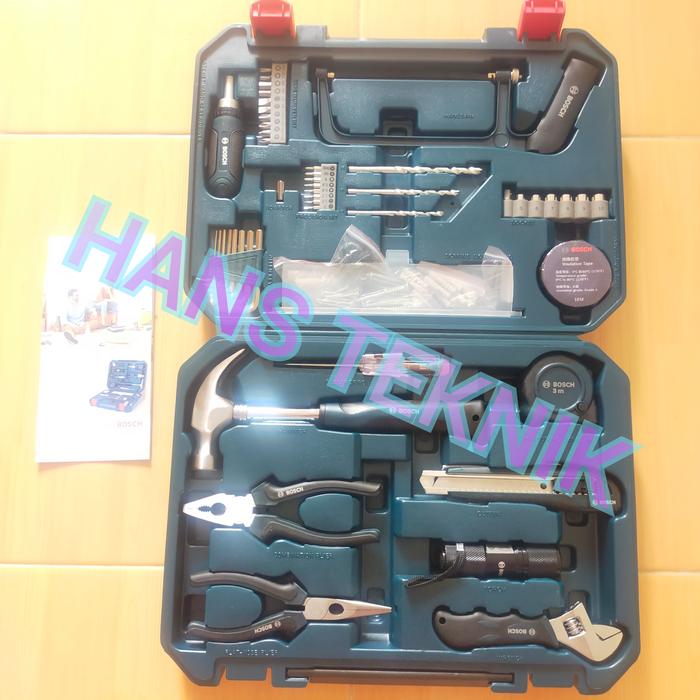 Gambar BOSCH Multi Tool Hand Kit All in one 108 Pcs Multi Fungsi Set Function dari Hans Teknik undefined Tokopedia