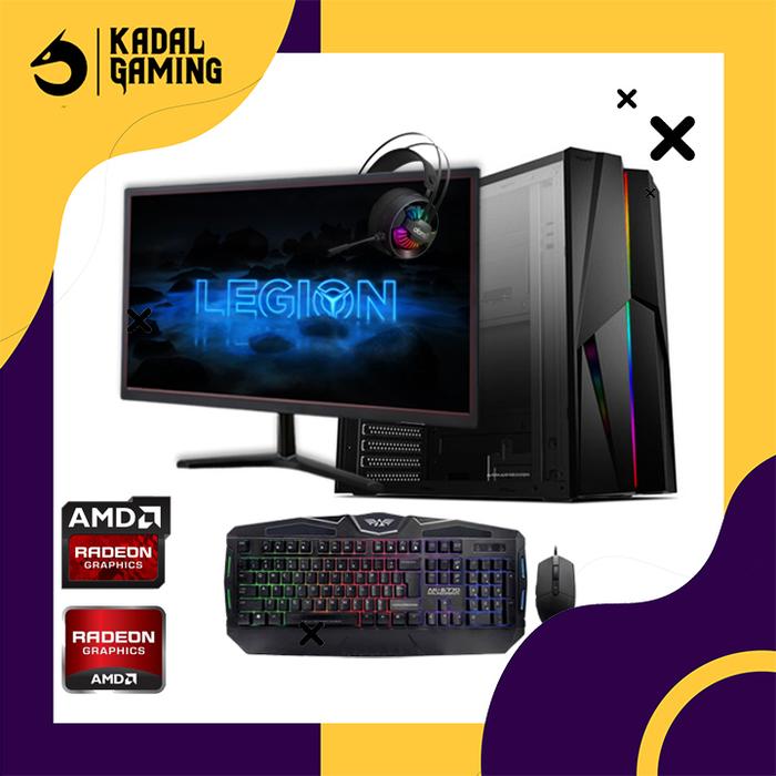 Jual PC GAMING PES 2021 AMD ATHLON 3000G VGA RADEON 8GB RAM