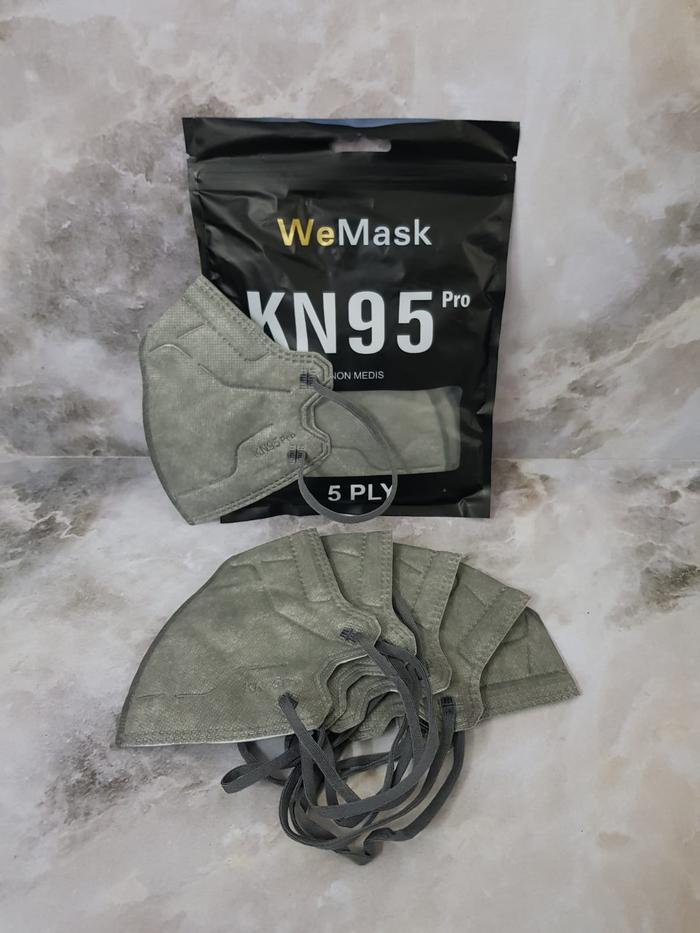 Gambar [ MOUSON ] Masker KF94 PRO / KN95 PRO 5ply Model KOREA AER PRO isi 10p - PRO WMG GREY dari PAYDAY STORE_NEW undefined Tokopedia