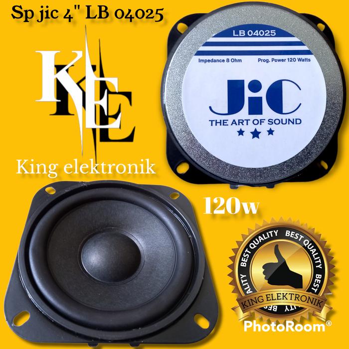 Gambar SPEAKER JIC 4 INCH LB 04025 dari kingelektronik undefined Tokopedia