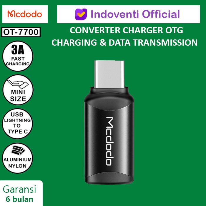 Jual MCDODO OTG Adaptor Iphone Lightning To Type-C Converter Fast ...