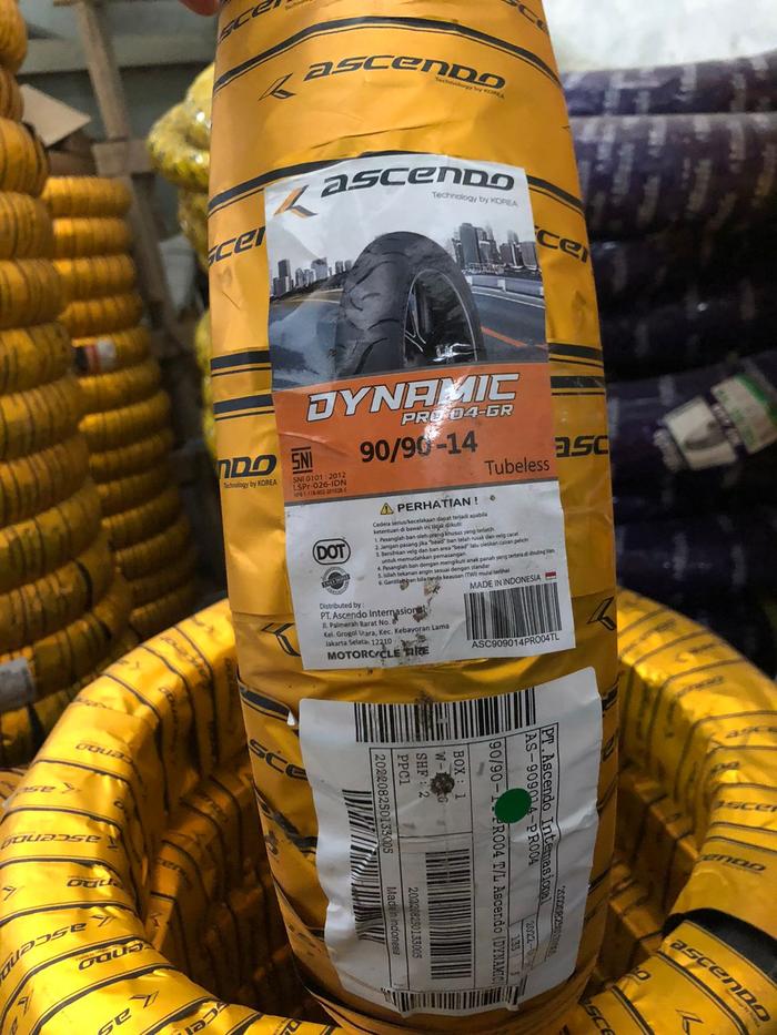 Gambar BAN LUAR ASCENDO MESH MAX 90/90-14 TUBELESS - DYNAMIC dari Arden Hobby Store undefined Tokopedia
