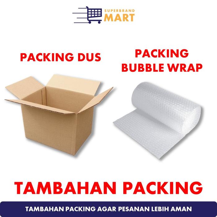 Gambar Tambahan Packing Dus Box dan Bubble Wrap dari Superbrand Mart undefined Tokopedia