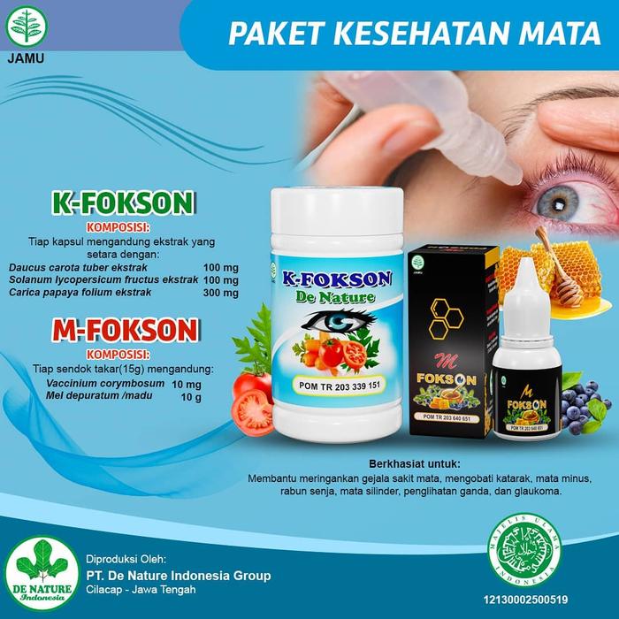 Gambar Obat Mata Mines Minus Vitama & Tetes Mata Vimata De Nature - fokson dari Indah Denature undefined Tokopedia