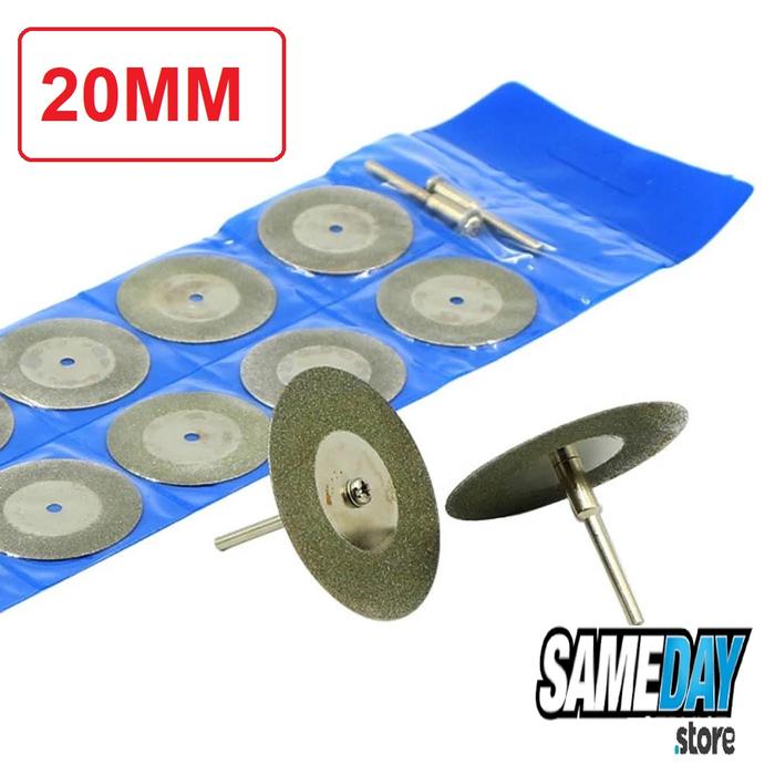 Gambar Rotary Cutting Disk Mini Grinder Set Mata Gerinda Potong Diamond - 20mm dari PerkakasInAja undefined Tokopedia