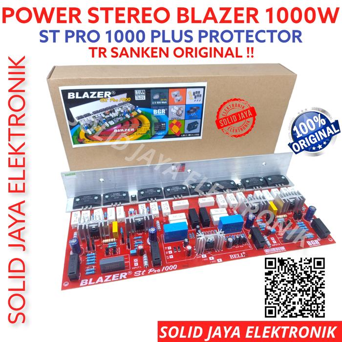 Jual KIT POWER BLAZER STEREO 1000W PLUS PROTEKTOR TR SANKEN ASLI BELL