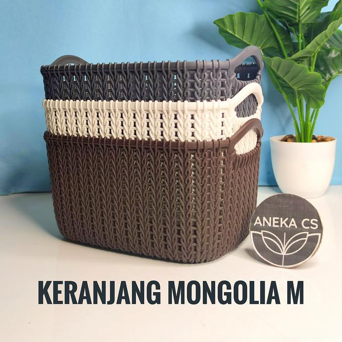 Gambar Keranjang Plastik Serbaguna - Keranjang Tempat Penyimpanan Mongolia M - Random, Tanpa DusBubble dari Aneka CS undefined Tokopedia