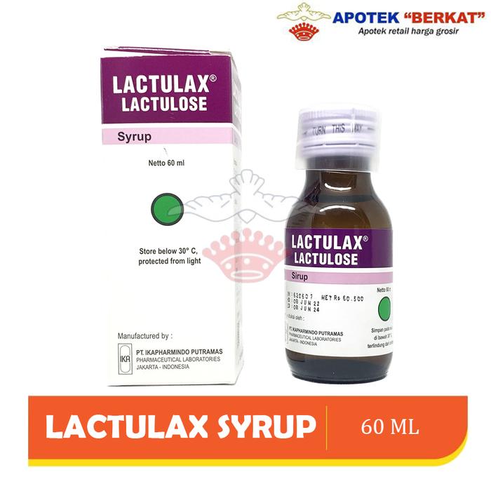 Gambar LACTULAX LACTULOSE SYRUP (isi 60ml, 120ml & 200ml) - 60 ML dari APOTEK BERKAT CITRA RAYA undefined Tokopedia