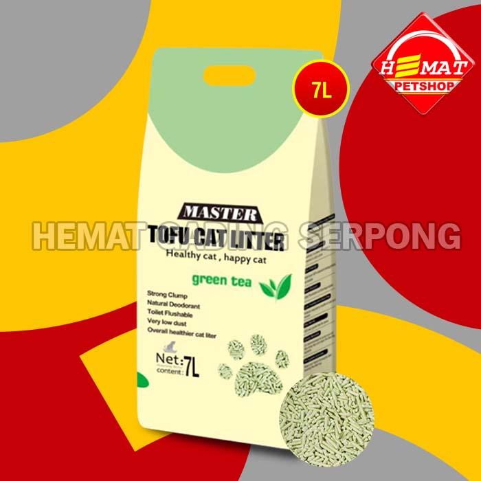 Gambar Master Tofu Soya Cat Litter Pasir Gumpal Kucing 7 Litter - GRENTEA dari Petshop Hemat Serpong undefined Tokopedia