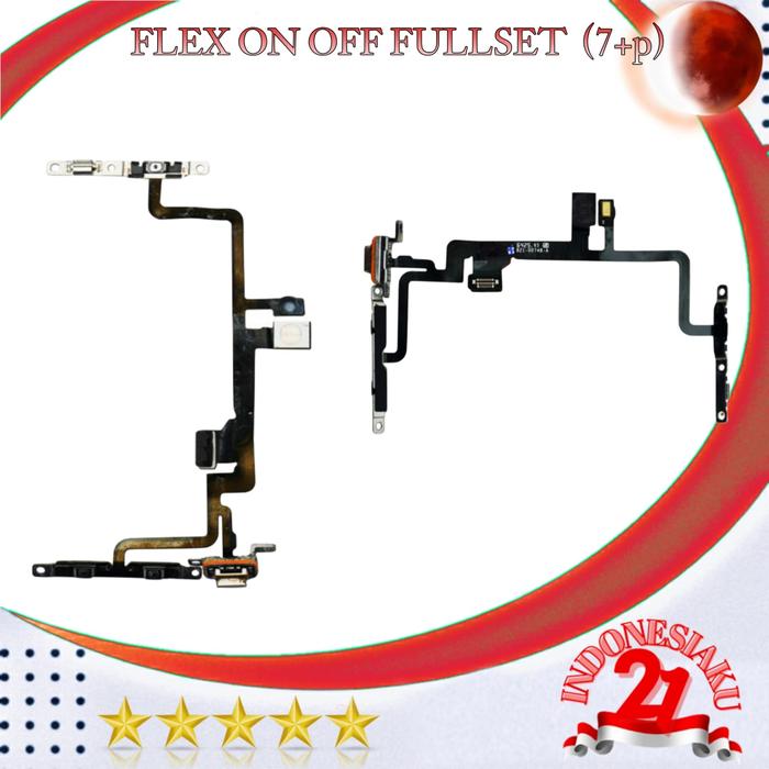 Gambar flexible on off 7 plus original 100% new fullset volume flash dari 21INDONESIA undefined Tokopedia