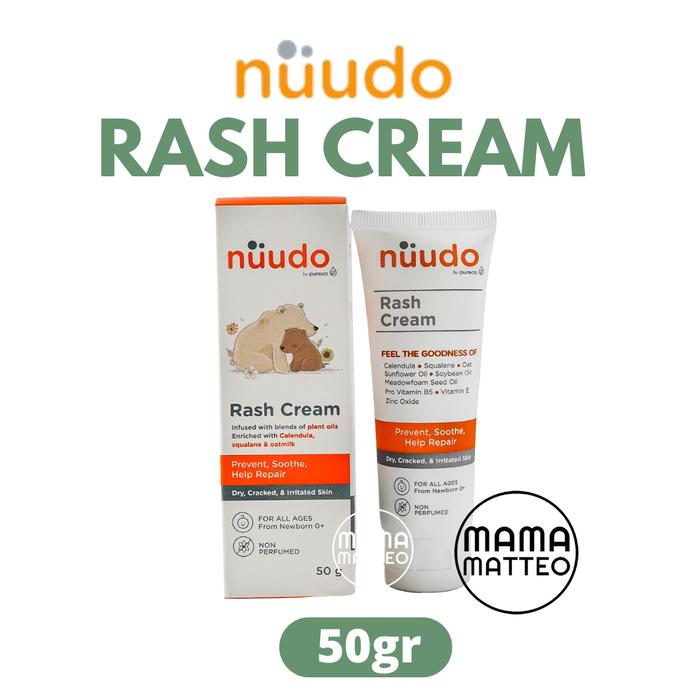 Gambar NUUDO Rash Cream 50gr / Krim Ruam Iritasi Diaper Kulit Bayi & Anak - Rash Cream 50, NUUDO dari mamamatteoid undefined Tokopedia