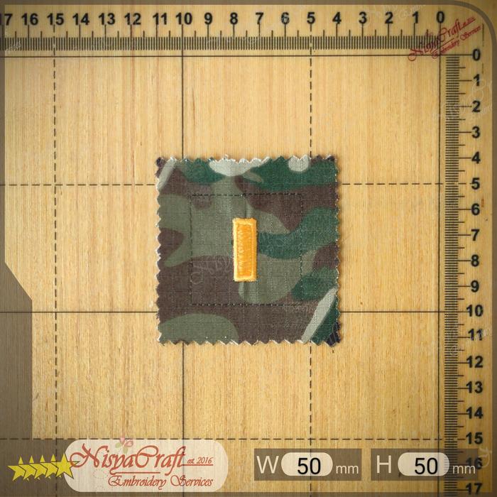 Gambar NCEP0101-0513-US ARMY Rank Insignia - Commissioned officers (ACU OCP) - O1-(2LT) dari NisyaCraft undefined Tokopedia
