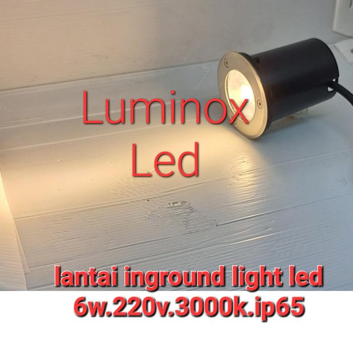 Gambar lampu lantai taman outdoor cob 6watt 6w inground up light 6 watt 220v dari luminox led undefined Tokopedia