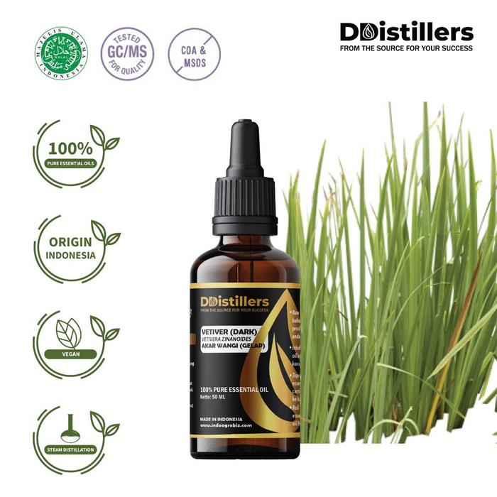 Gambar Vetiver Dark Essential Oil Pure Vol 50-500 ml / Akar Wangi Gelap - 50ml dari SYAILENDRA AGROPRENEUR undefined Tokopedia