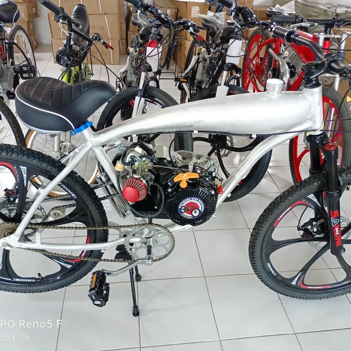 Gambar SEPEDA BERMESIN GASBIKE MESIN SEPEDA - Kuning, All Size dari Hobby76 undefined Tokopedia