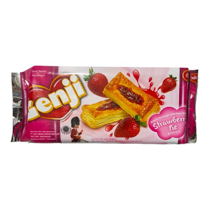 Gambar Monde Genji Biskuit Soft Pie Ori, Cokelat, Stawberry, Lemon, Raisins - Strawberry Pie dari MINI MARKET DUTA JAYA undefined Tokopedia