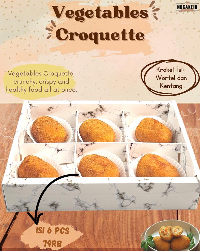 Gambar Vegetables Crocket - 6 pcs crocket dari Nocakeid Tangerang undefined Tokopedia