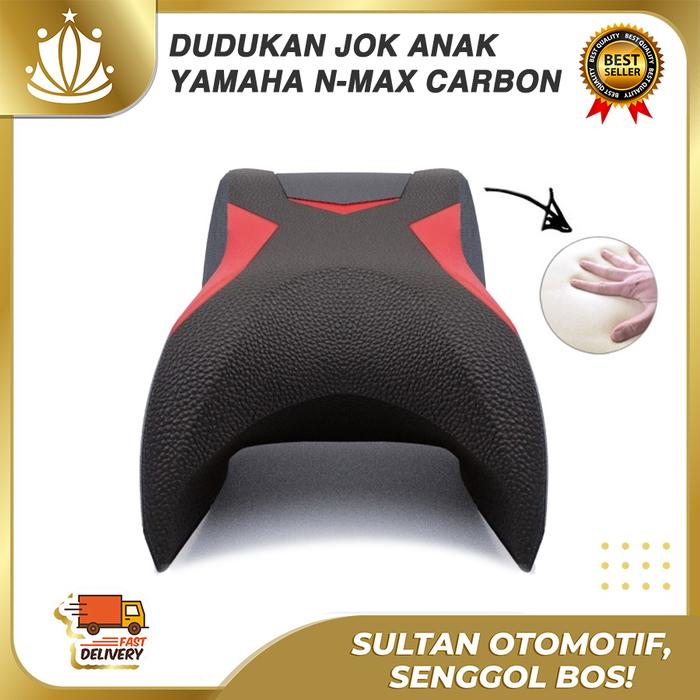 Gambar FUSION R Jok Anak Dudukan Boncengan Depan Anak NMAX New Sporty Carbon - Putih dari Mahkota Indo Trading undefined Tokopedia