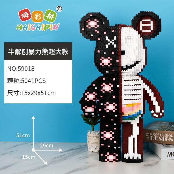 Gambar Big Lego Block Bear Series Bricks Education Nano Block Mainan Balok 3D - Semi Analyzed dari Store_Mesa undefined Tokopedia
