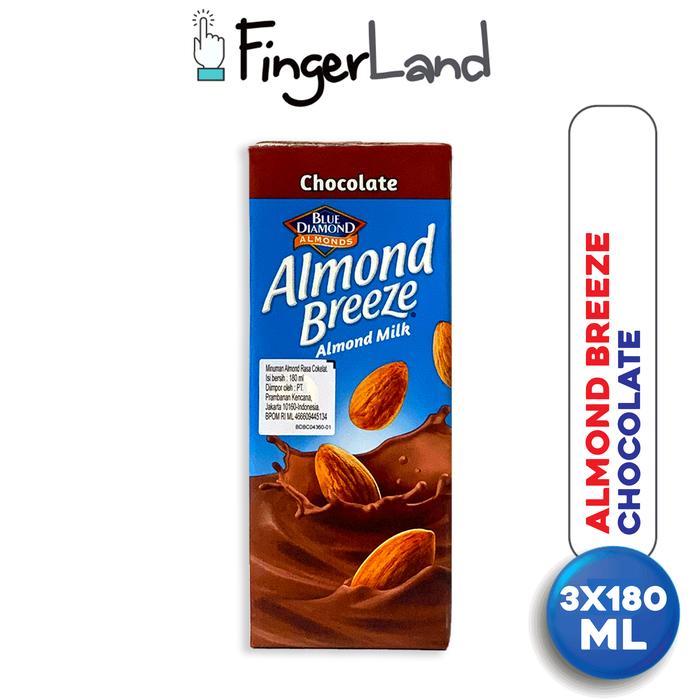 Gambar Blue Diamond Susu Almond Breeze Chocolate 180 ml (3 Pcs) dari FingerLand Official Bandung undefined Tokopedia